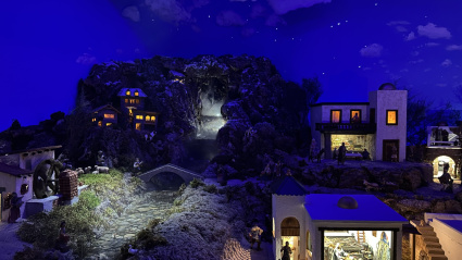 Una de las novedades es la aparición de nieve en el belén