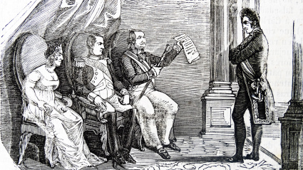 El emperador francés Napoleón mantuvo a Fernando VII de España bajo custodia en Francia durante seis años en el castillo de Valençay.