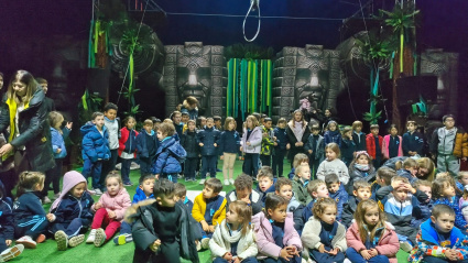 Niños y niñas del Colegio José María Pemán, en una jornada de puertas abiertas