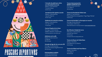 Calendario de actividades deportivas