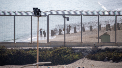 Frontera de Ceuta con Marruecos