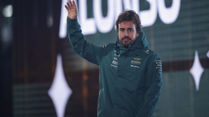 El piloto español de Aston Martin Fernando Alonso
