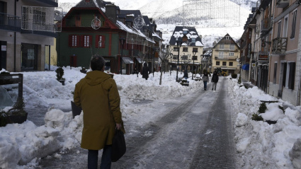 Imagen de recurso de una calle de Vilha, en Lérida, a pies del Pirineo