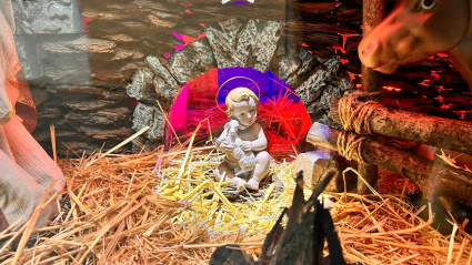 Niño Jesús de la escena del pesebre