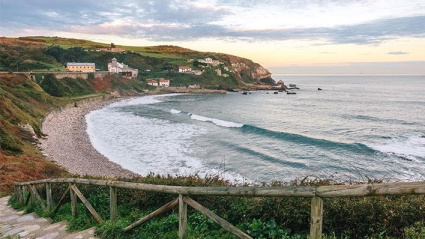 Una imagen de la playa de Arnao