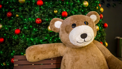 Oso de peluche en Parque Principado