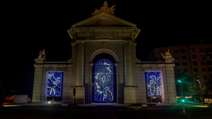 Luces de navidad, a 3 de diciembre de 2025, en Madrid