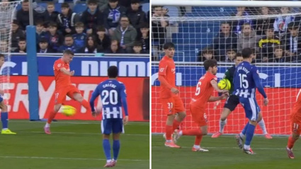 Penalti Elustondo en el Alavés - Real Sociedad