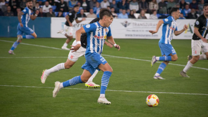 Momento del partido del Águilas FC ante La Unión Atlético
