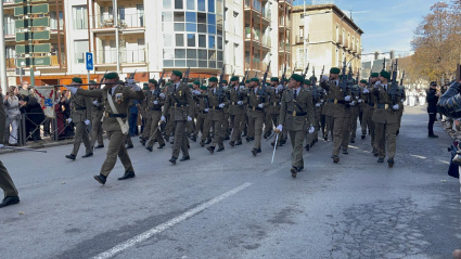 El público ha seguido el desfile militar