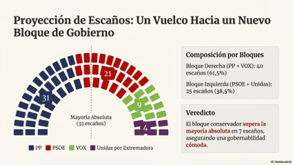 Proyección de RedLines para Extremadura