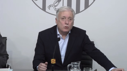 Octavio López en rueda de prensa