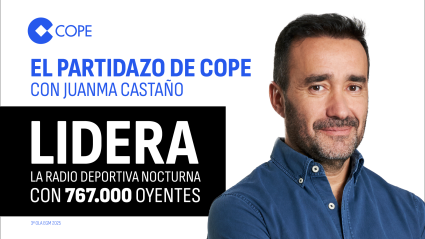 El Partidazo de COPE es líder de la radio deportiva nocturna en España.