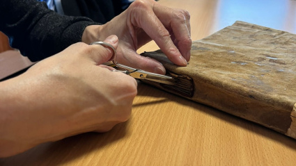 Documento histórico en Alfaro