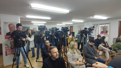 La comparecencia de Tomé generó una gran expectación entre los medios de comunicación