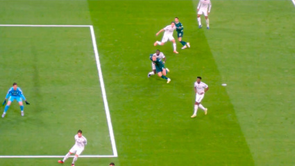 Penalti de Rüdiger sobre Haaland en el Real Madrid-City