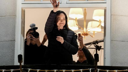 La líder opositora María Corina reaparece en Oslo