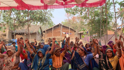 Una imagen de uno de los proyectos de Manos Unidas en India.