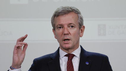 El presidente de la Xunta, Alfonso Rueda