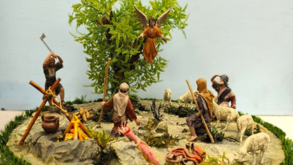 El primer belén sobre el río Guadalquivir