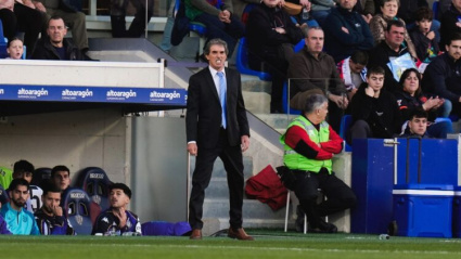 Almada durante el partido del pasado sábado en Huesca