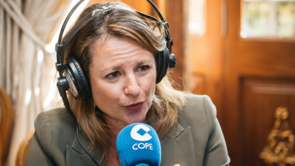 Begoña Carrasco en la entrevista concedida a la Cadena COPE