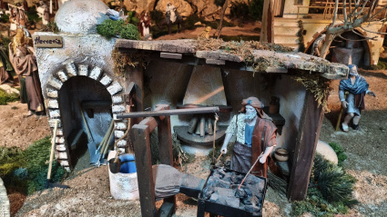 El belén de O Tilo está ubicado en la calle María número 182 de Ares