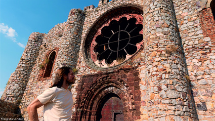 Luis Chacón de la Torre en el castillo de Calatrava La Nueva