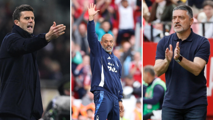 Thiago Motta, Nuno y García Pimienta.