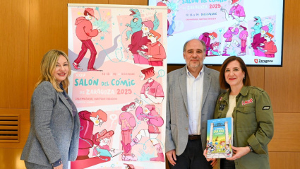 Presentación de la edición de este año del Salón del Cómic de Zaragoza.