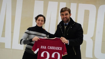 Ana Carrasco también estuvo en Nueva Condomina