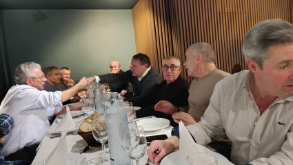 Torrón, José Ramón, Apolinar, Pardiño, Trashorras, Castiñeira, Xaquín y Lodos