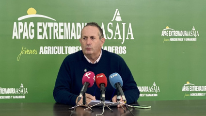 Juan Metidieri, presidente de Apag Extremadura Asaja