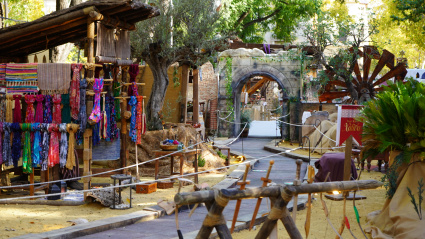 Detalle del Belén monumental de Xàtiva