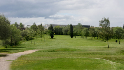 Hoyo 13 del campo de golf de La Morgal