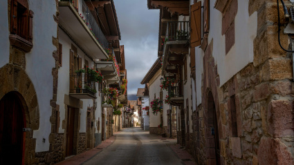 Calles antiguas de Lantz, Navarra