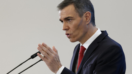 El presidente del Gobierno, Pedro Sánchez