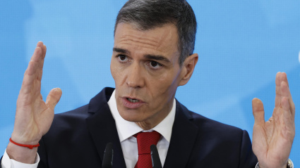 El presidente del Gobierno, Pedro Sánchez