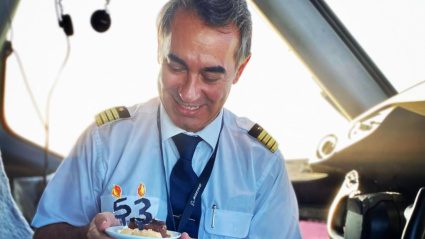 Alfonso de Bertodano, piloto de avión y psicólogo
