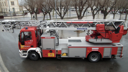 Los bomberos también forman parte del dispositivo invernal