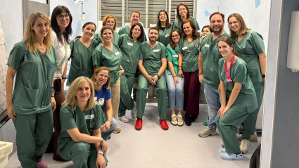 El Hospital de Jaén se entrena para actuar en partos de riesgo con simulación avanzada