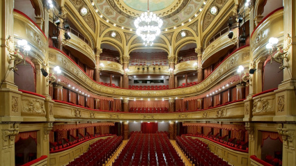 Una imagen del interior del Teatro Palacio Valdés
