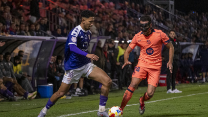 Eric García, en el Guadalajara - Barcelona