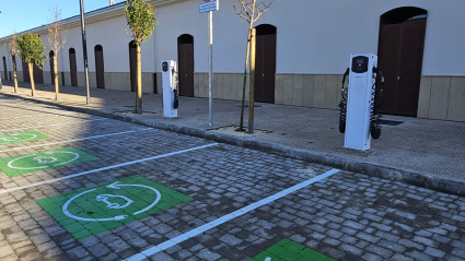 Infraestructura en la estación intermodal de Calahorra