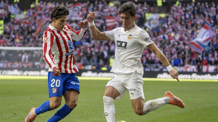 Jesús, en el partido ante el Atlético en Madrid