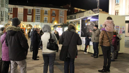 Presentación del belén migrante de Burgos en años anteriores