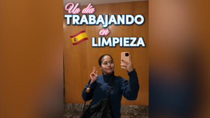 Paulina, trabajadora del hogar, en el vídeo