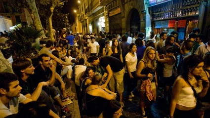 Vida nocturna en Barcelona
