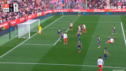 Paradón de Oblak al disparo de Witsel en el Girona-Atlético