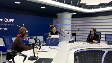 Goyo Jiménez, Ana Velasco y Pilar Cisneros